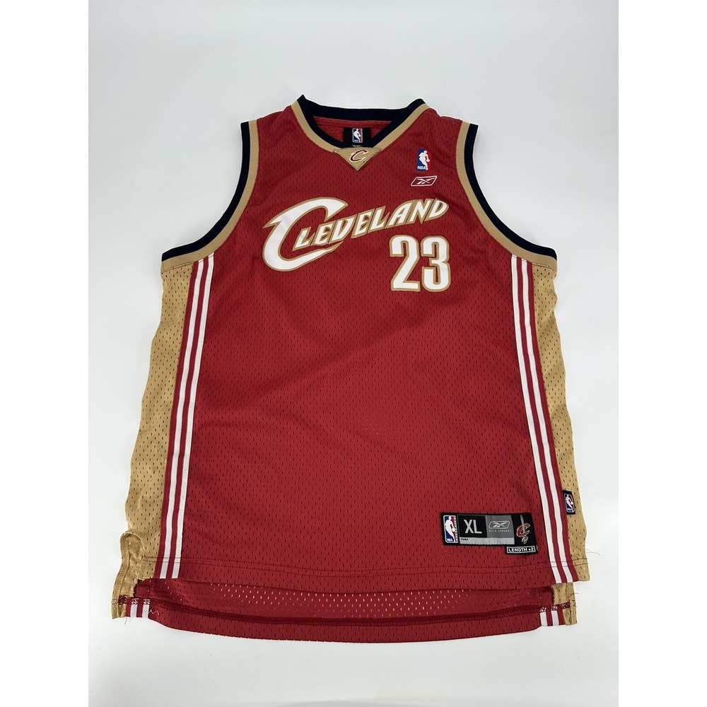 Lebron James Cleveland Cavaliers #23 NBA Basketball Reebok‎ Jersey XL Youth
